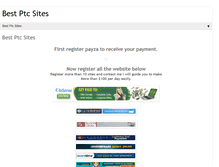 Tablet Screenshot of bestptcsites.net